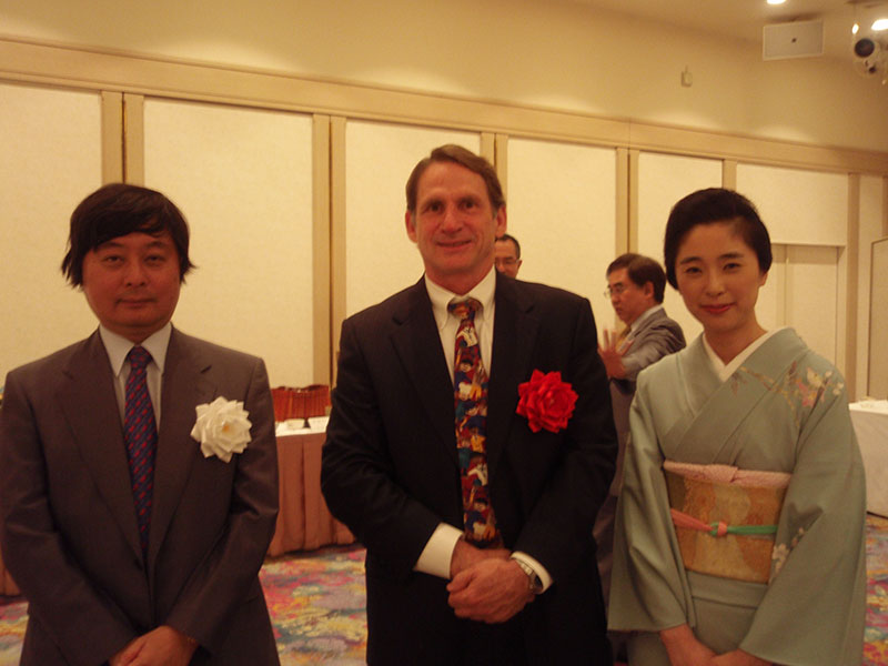 Dr. Wright as guest lecturer in Japan
